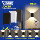 Светильник фасадный Violux JOKER 10W 3000-6500K 750Lm IP65 антрацит ( 500610 )