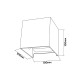 Светильник фасадный Violux ECLIPSE-S 12W 3000-6500K 530Lm IP65 черный ( 500560 )