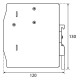 Джерело живлення ETI 004656682 PS-120-24 (Вхід: 100-240V AC/140-340V DC; Вихід: 24-28V DC/120W/5A)