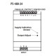 Источник питания ETI 004656684 PS-480-24 (Вхід: 100-240V AC/140-340V DC; Выход: 24-28V DC/480W/20A)