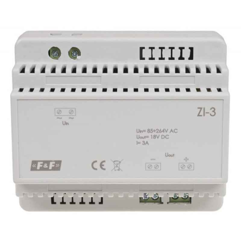 Источник питания F&F ZI-3 85-264В AC 3А OUT 18В DC 50Вт