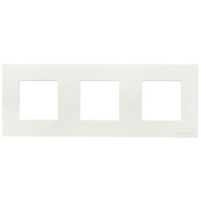 Трехместная рамка ABB Zenit 2CLA227310N1101 N2273.1 BL (белый)