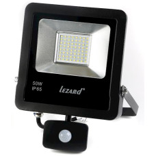 Алюминевый LED прожектор Lezard (PAL6550S) 50Вт 6500K 4000Лм IP65 с датчиком движения