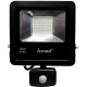 Алюминевый LED прожектор Lezard (PAL6550S) 50Вт 6500K 4000Лм IP65 с датчиком движения