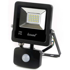 Алюминевый LED прожектор Lezard (PAL6520S) 20Вт 6500K 1600Лм IP65 с датчиком движения