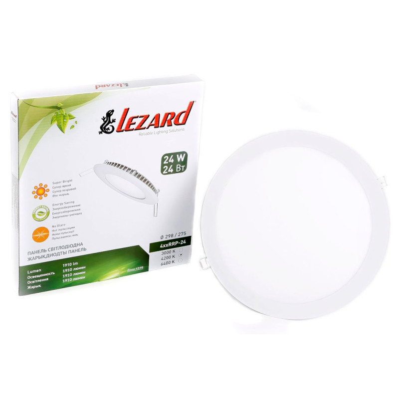 Встраиваемый светильник Lezard (442RRP-24) 24Вт 4200K 1910Лм круглый