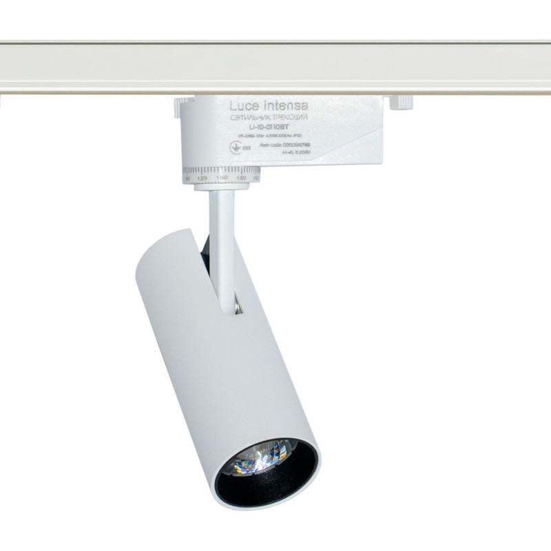 Трековый светильник Евросвет LI-10-01 Luce Intensa 10Вт 4200К (56798) белый