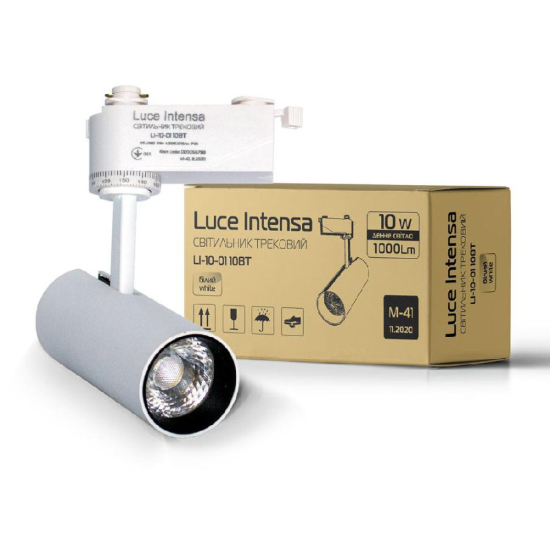 Трековый светильник Евросвет LI-10-01 Luce Intensa 10Вт 4200К (56798) белый