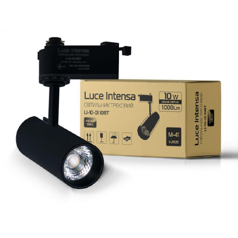 Трековый светильник Евросвет LI-10-01 Luce Intensa 10Вт 4200К (56799) черный