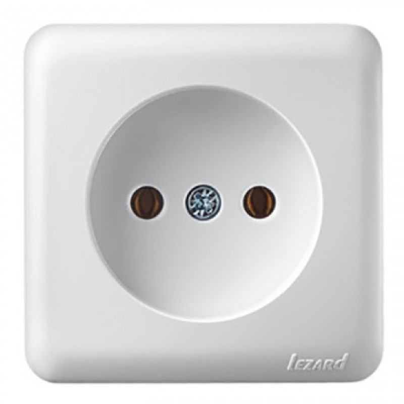 Розетка Lezard «Viola» (751-0200-121B) б/з (белая)