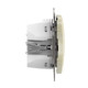 Розетка USB Schneider Electric Sedna Design & Elements A+C 3A 45Вт береза SDD180404