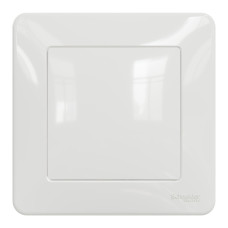 Комплект одноклавишный выключатель + рамка Sedna Design & Elements (SDD111101+SDD311801) белый