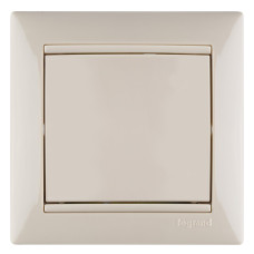 Комплект вимикач + рамка Valena Classic (774301+774351) слонова кістка