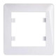 Комплект розетка с з/к + рамка Lumina (WL5010+WL1050) белый
