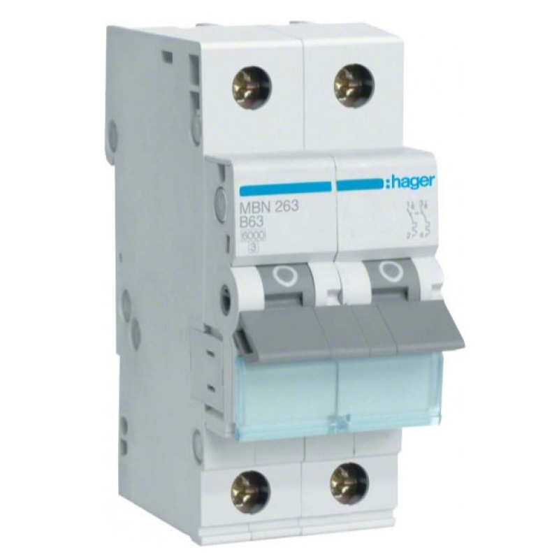 Автоматический выключатель ABB SH202-B63 тип B 63А