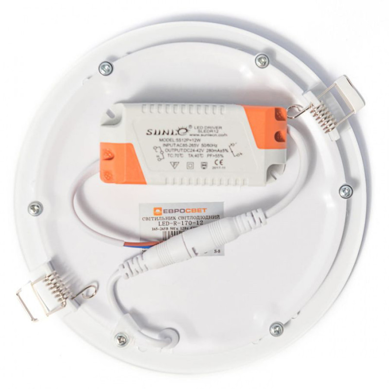Светильник Евросвет LED-R-170-12 6400К