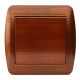 Выключатель махагон Demet, Lezard