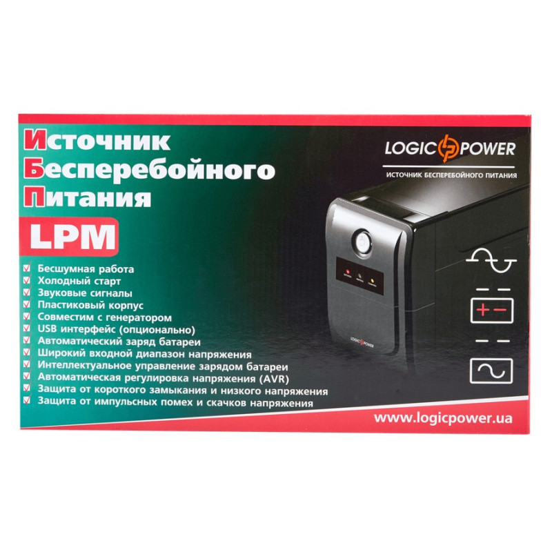 ДБЖ LogicPower LPM-700VA-P
