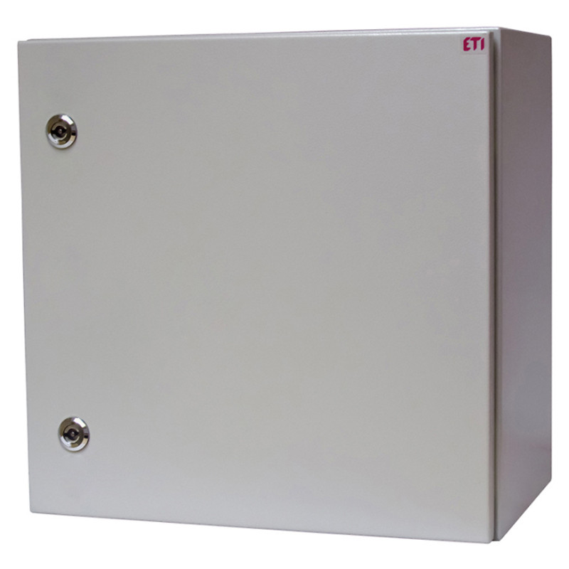 Металевий бокс ETI 001102137 GT 80-80-25 IP66 800x800x250 з 2 замками