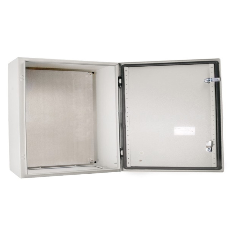 Металевий бокс ETI 001102137 GT 80-80-25 IP66 800x800x250 з 2 замками