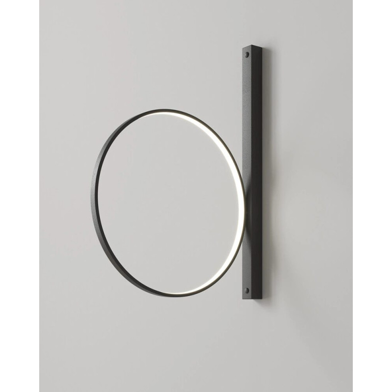 Бра, настенный светильник babich.studio Ring BC LED 1x12W 3000K/4000K 1400Lm IP20 черный