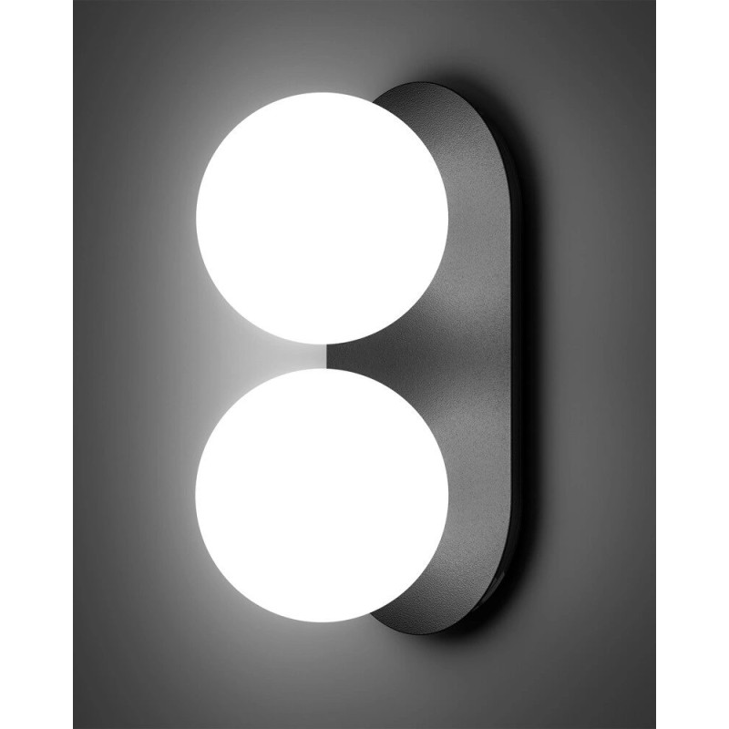 Бра, настенный светильник babich.studio Bubble B G9 2x7W IP20 черный