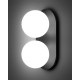 Бра, настенный светильник babich.studio Bubble B G9 2x7W IP20 черный