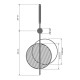 Бра, настенный светильник babich.studio Mid B LED 1x12W 3000K/4000K 1400Lm IP20 черный