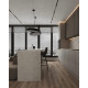 Підвісний світильник, люстра babich.studio Mid Shaded LED 1x80W 3000K/4000K/6000K 3300Lm IP20 чорний