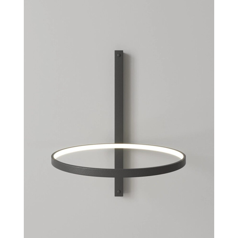 Бра, настенный светильник babich.studio Ring B LED 1x12W 3000K/4000K 1400Lm IP20 черный