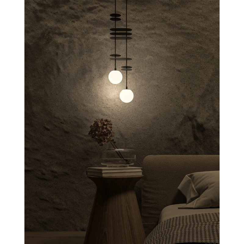 Підвісний світильник, люстра babich.studio Bloom 2 G9 2x7W IP20 чорний