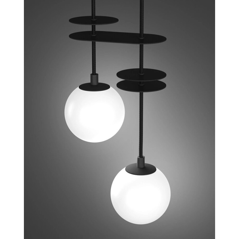 Підвісний світильник, люстра babich.studio Bloom 2 G9 2x7W IP20 чорний