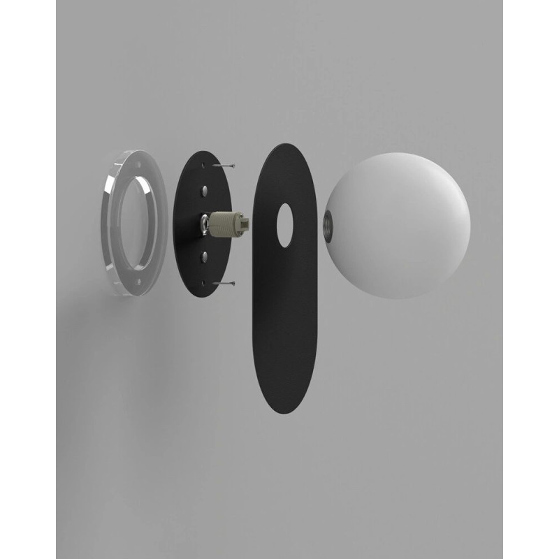 Бра, настінний світильник babich.studio Bubble B2 G9 1x7W IP20 чорний