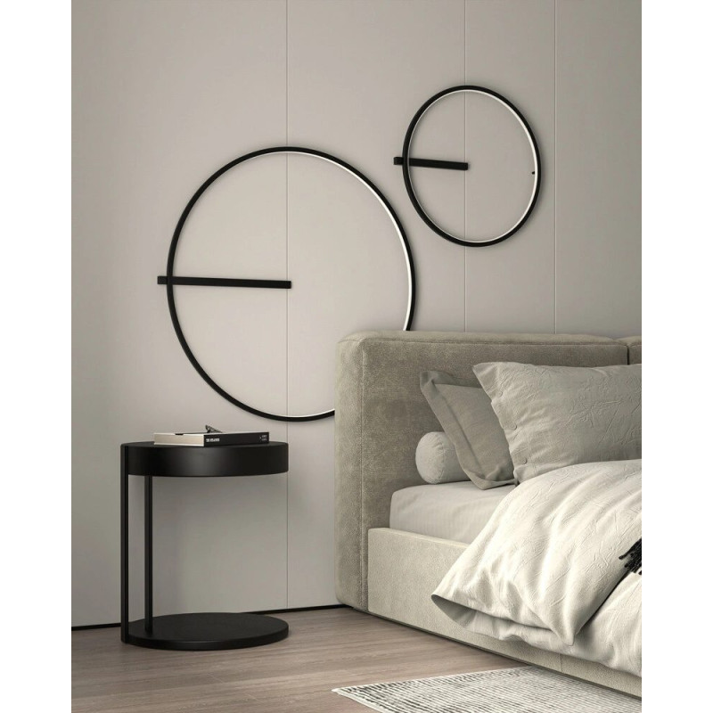 Бра, настенный светильник babich.studio Ring В900 LED 1x37W 3000K/4000K 4200Lm IP20 черный