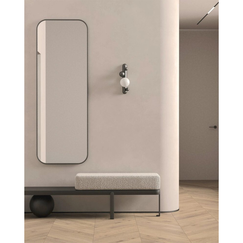 Бра, настінний світильник babich.studio Lunar W G9 1x7W IP20 чорний