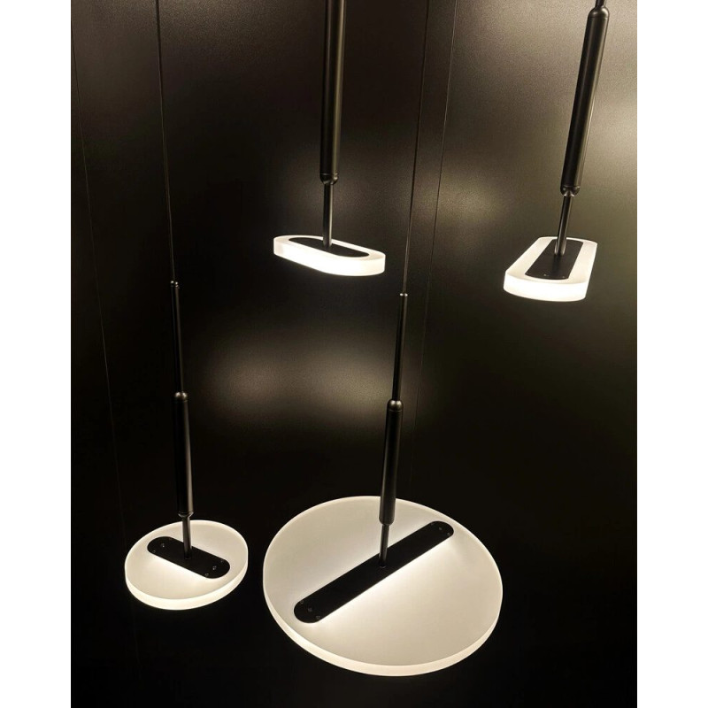 Підвісний світильник, люстра babich.studio FOG 400 LED 1x10W 3000K/4000K 800Lm IP44 чорний