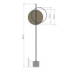 Торшер babich.studio Mid GF LED 1x17W 3000K/4000K 1900Lm IP20 чорний
