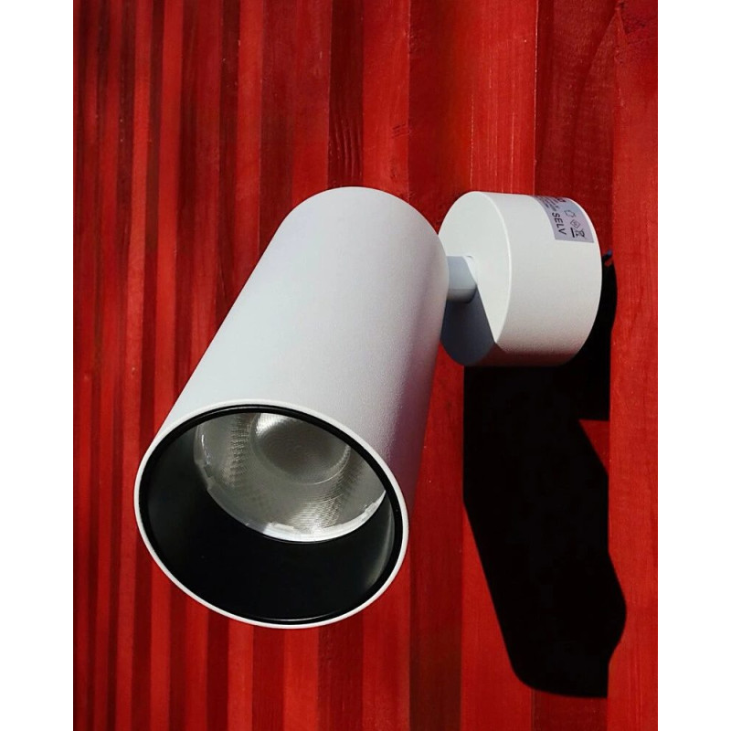 Светильник поворотный, спот Lumineka LM-TB-52-SM-3K-WH Tube LED 1x15W 3000K 1300Lm IP20 белый