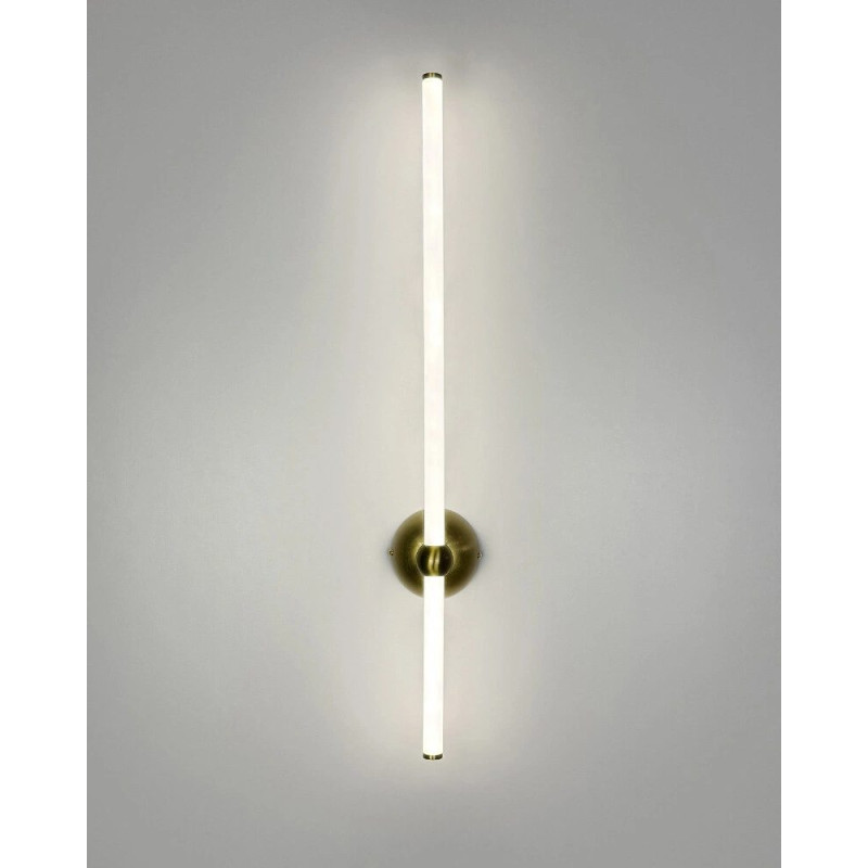 Бра, настінний світильник Line.F WJ023/690-1 AB LED 1x12W 4000K IP20 латунний
