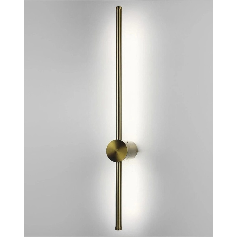 Бра, настенный светильник Line.F WJ014/600 AB LED 1x7W 4000K IP20 латунный