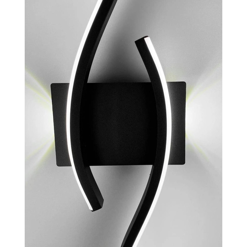 Бра, настенный светильник Line.F WM27/800 LED 2x17W 4000K IP20 черный