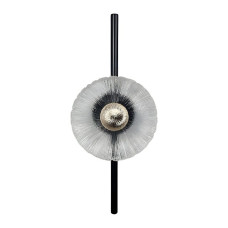 Бра, настінний світильник Line.F B058/1 BK LED 1x2.4W 4000K IP20 чорний