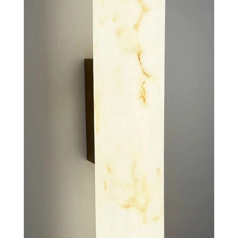 Бра, настенный светильник Line.F WJ366/100*600H LED 1x12W 3000K IP20 латунный