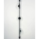 Бра, настінний світильник Line.F WSE09-150*1500 BK Acrylic Alabaster LED 1x8W 4000K IP20 чорний