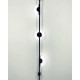 Бра, настінний світильник Line.F WSE09-150*1500 BK Acrylic Alabaster LED 1x8W 4000K IP20 чорний