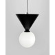 Подвесной светильник, люстра Line.F MJ350/1 BK G9+LED 1+1x8W 4000K IP20 черный