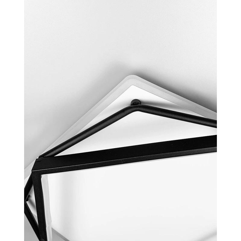 Люстра Line.F S19-500 BK+WT Pentagon LED 1x60W 3000K/4500K/6000K IP20 черная