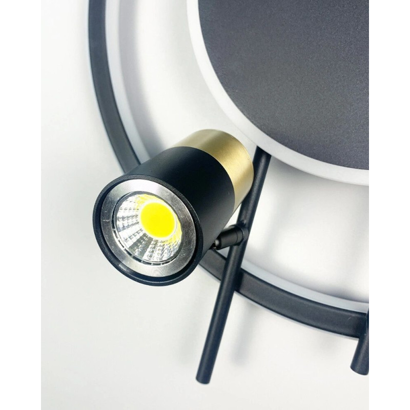 Люстра Line.F MJ53/2+LED LED 4x86W 3000K/4500K/6000K IP20 чорна