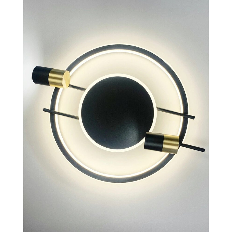 Люстра Line.F MJ53/2+LED LED 4x86W 3000K/4500K/6000K IP20 чорна