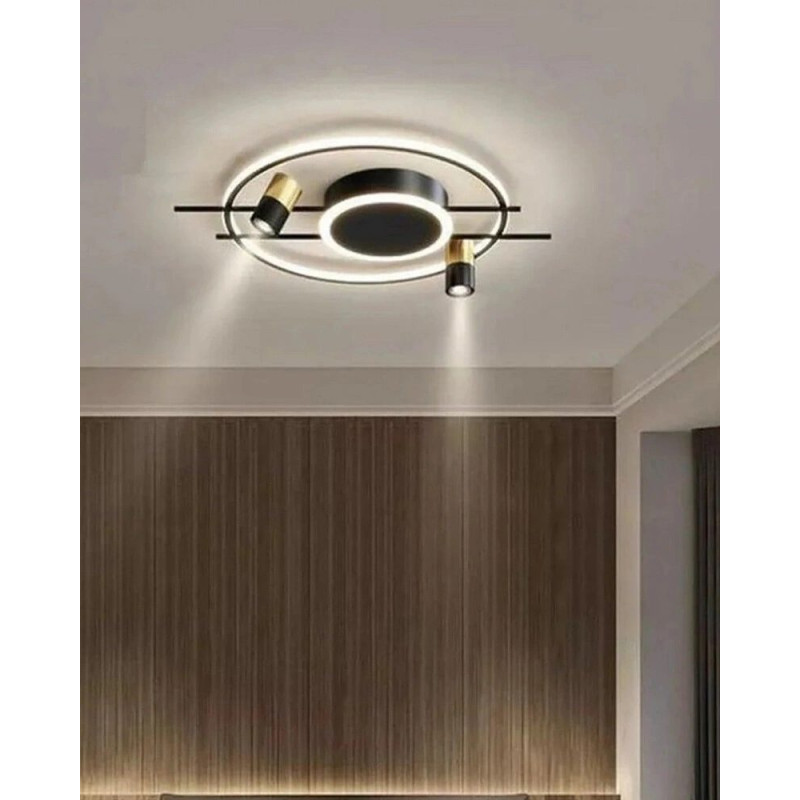 Люстра Line.F MJ53/2+LED LED 4x86W 3000K/4500K/6000K IP20 чорна